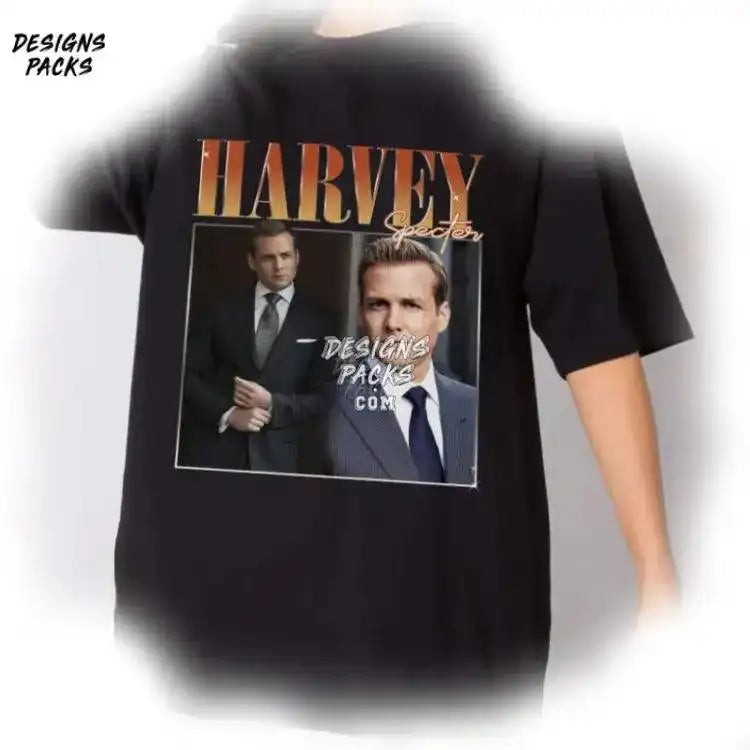 Suits Movie Homage Tv Harvey Specter Vintage Graphic Png Design