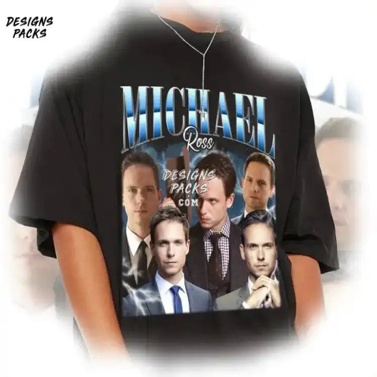 Suits Movie Homage Tv Michael Ross Vintage Graphic Png Design