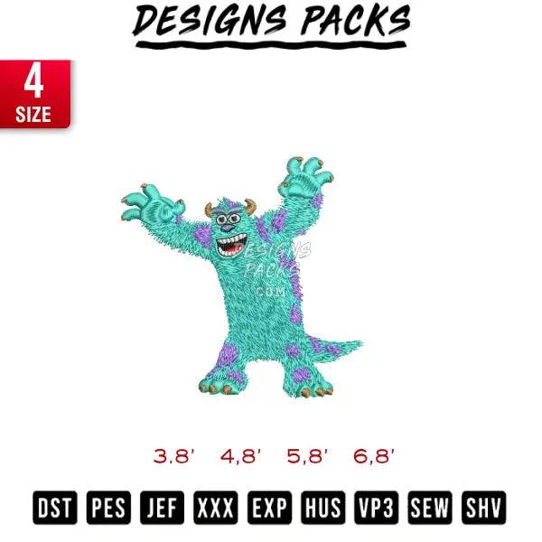 sulley Embroidery Design 