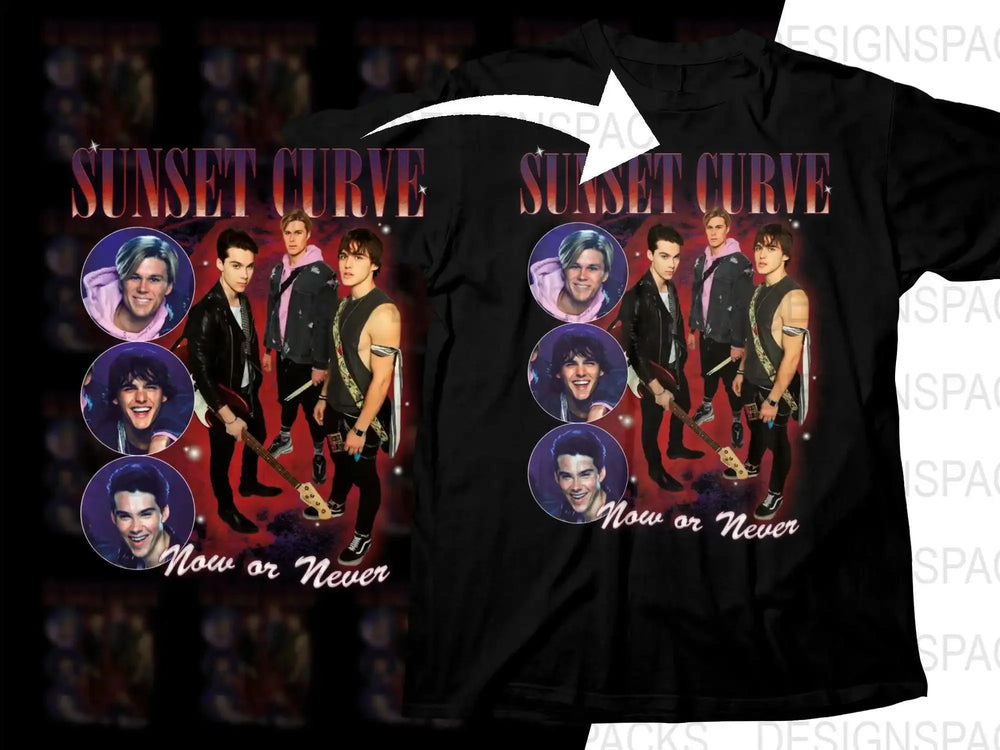 Sunset Curve Now Or Never Music Bootleg Png Digital Download