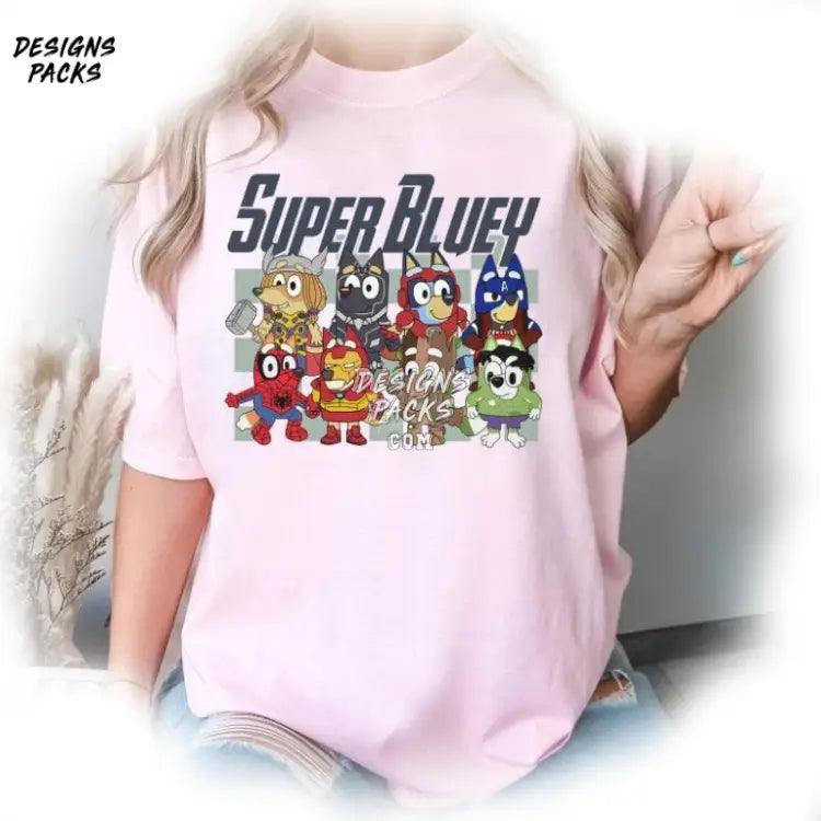 Super Bluey Avengers Birthday Party S Superhero Png Design