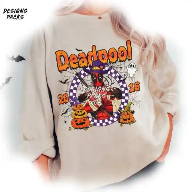 Superhero Halloween Deadpool Png Design