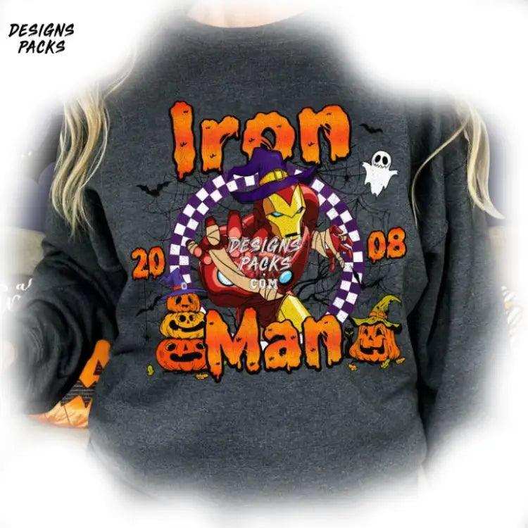 Superhero Iron Man Superhero Halloween Png Design