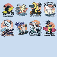 Load image into Gallery viewer, 19 Surfing Bear Designs Bundle PNG
