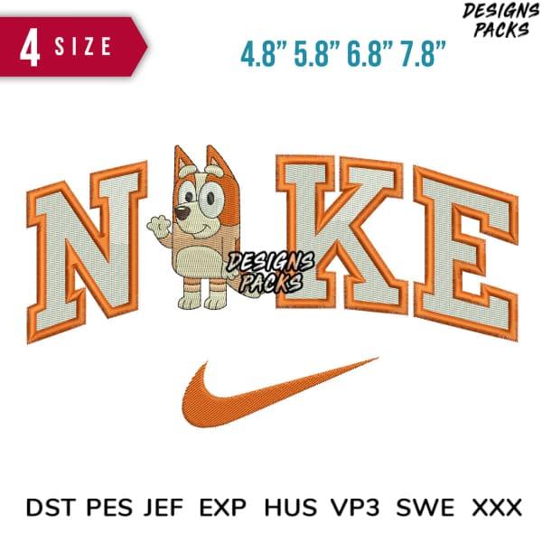 Swoosh Bingo Hi Embroidery Design Multi Sizes