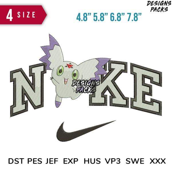 Noke Pokémon embroidery design in 4 sizes, compatible with DST PES JEF formats for instant download
