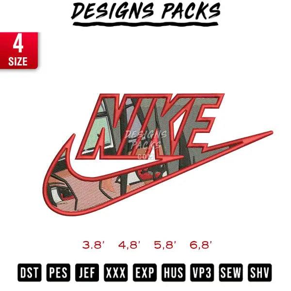 Swoosh Charactcer anim 1 Embroidery Design 