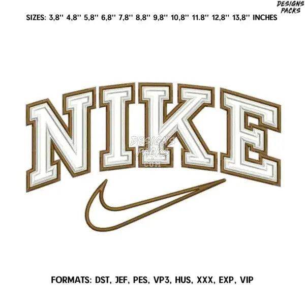 Nike Embroidery design file pes. Machine embroidery design., Nike Logo embroidery design