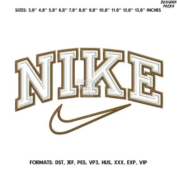Nike Embroidery design file pes. Machine embroidery design., Nike Logo embroidery design