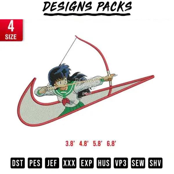 Swoosh kagome Embroidery Design 