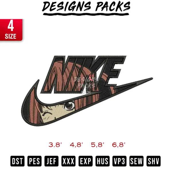 Swoosh Misa Amane Embroidery Design 