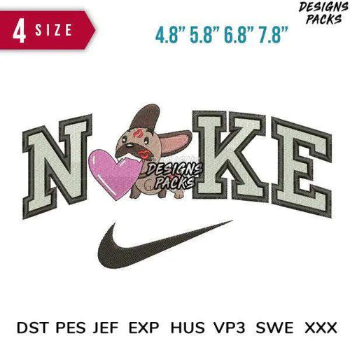 Swoosh Mugsy Embroidery Design 4.8