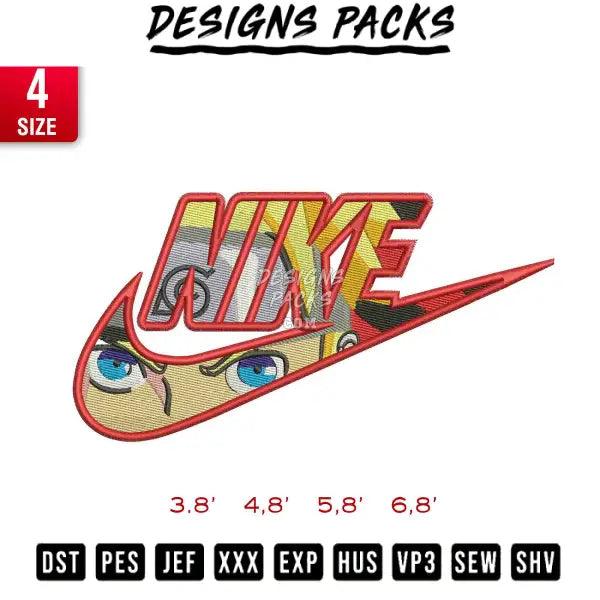 Swoosh N Embroidery Design 