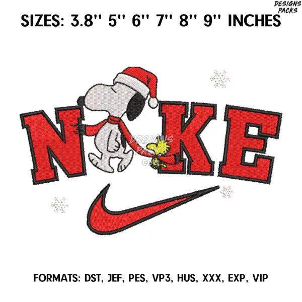 Nike New Year Embroidery Design File, New Year Embroidery Design, Machine embroidery, Merry Christmas Design Pes