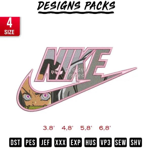 Swoosh Nez Embroidery Design 