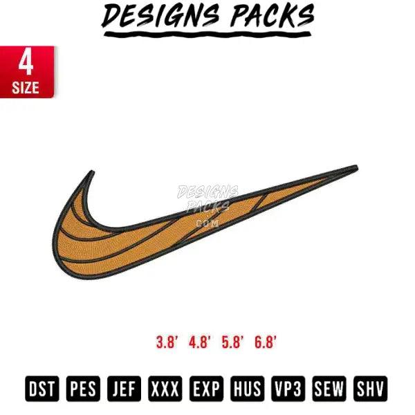 Swoosh Obito mask Embroidery Design 