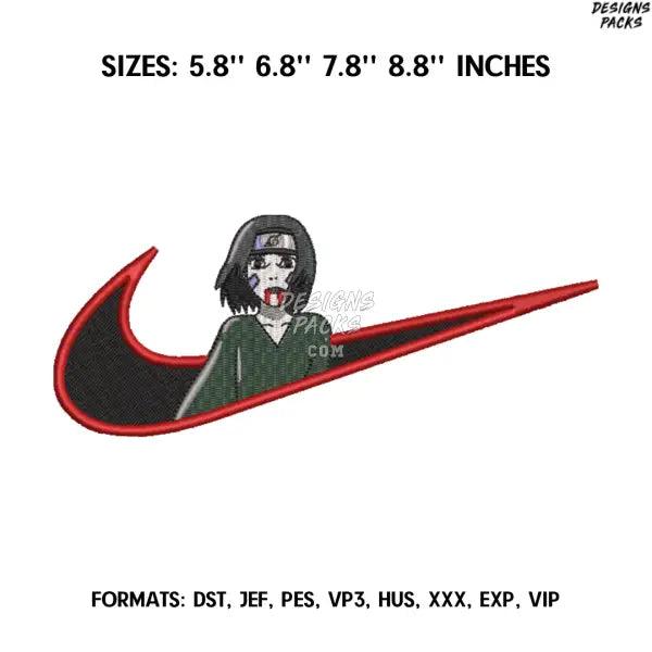 Nike Rin Nohara Embroidery Design File, Naruto Anime Embroidery Design, Machine Design Pes Dst. Mad Obito embroidery