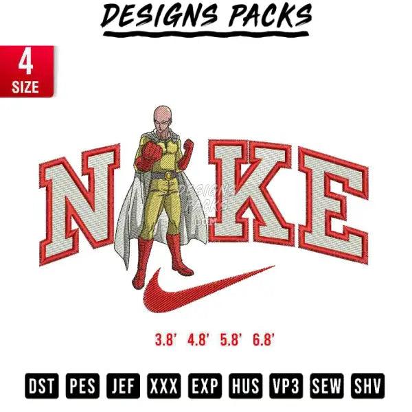 Swoosh Saitama Embroidery Design 