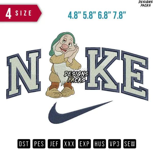 Swoosh Sleepy Dwarfs Embroidery Design