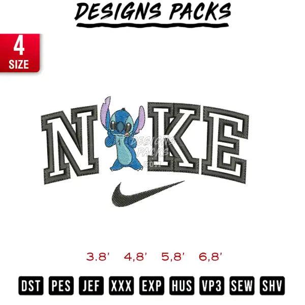 Swoosh Stitch Pop Embroidery Design 