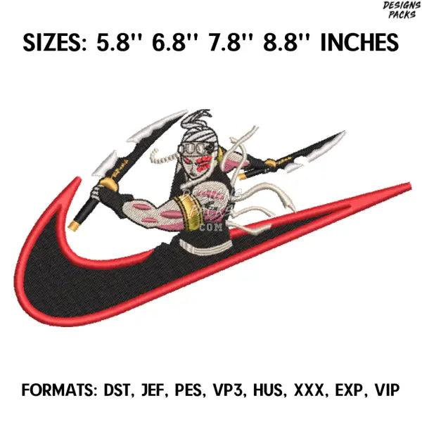 Nike Tengen Uzui Embroidery Design File / Kimetsu no yaiba Anime Embroidery Design/ Demon Slayer anime embroidery design