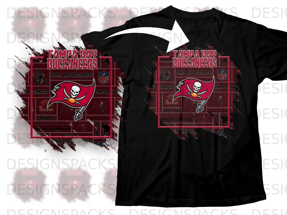 Tampa Bay Buccaneers Skull Flag Graphic Shirt