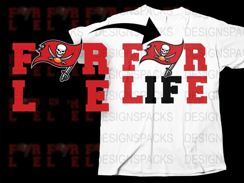 Pirate Skull Graphic T-Shirt, Bold Red and White Design, Casual Streetwear, Unisex Cotton Tee