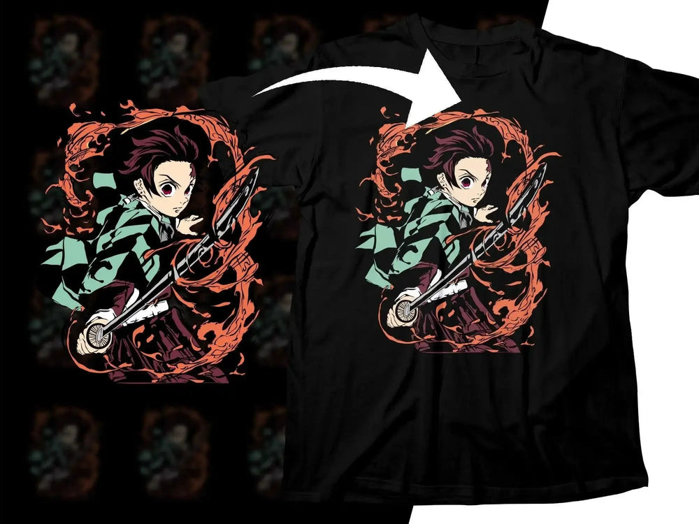 Tanjiro Kamado Demon Slayer Png Digital Download