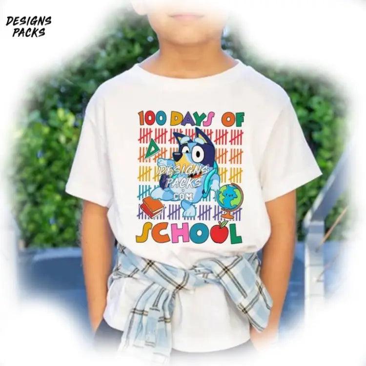 Teacher Appreciation Back To School Bluey 100 Days Of Png Design