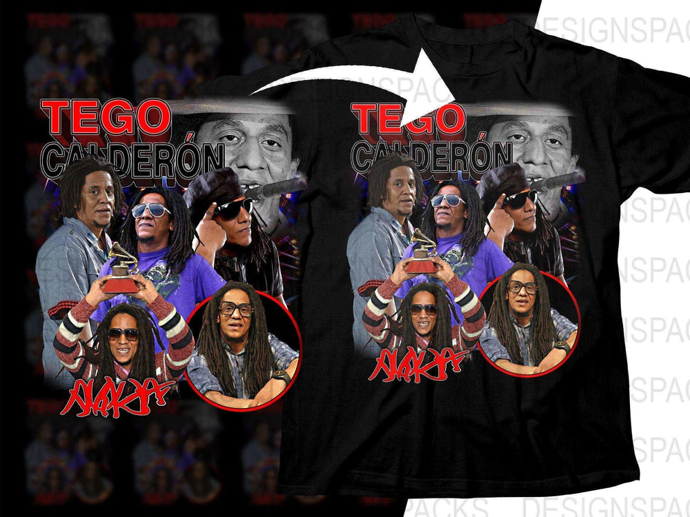 Tego Calderón Bootleg Music Concert Style Png Digital Download