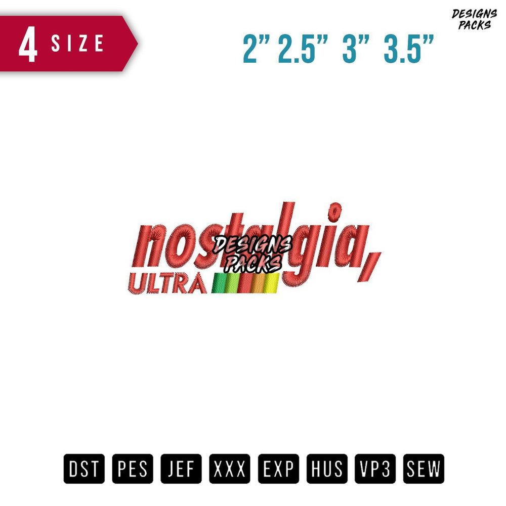 Nostalgia Sleeve Embroidery Design