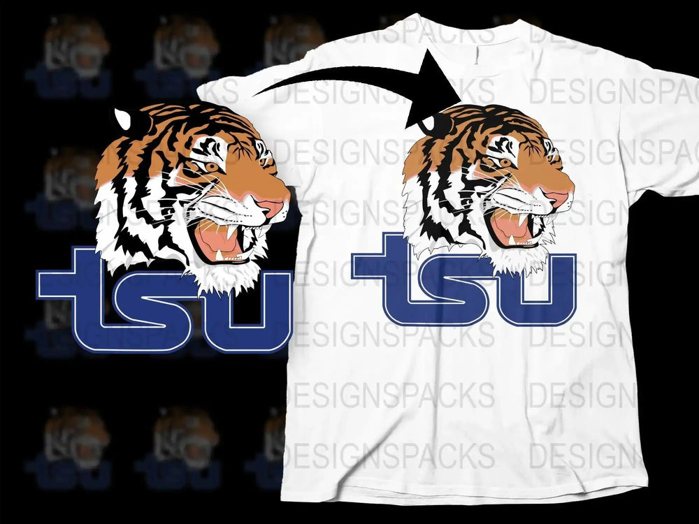 Tennessee State Tigers College Football Png Digital Download