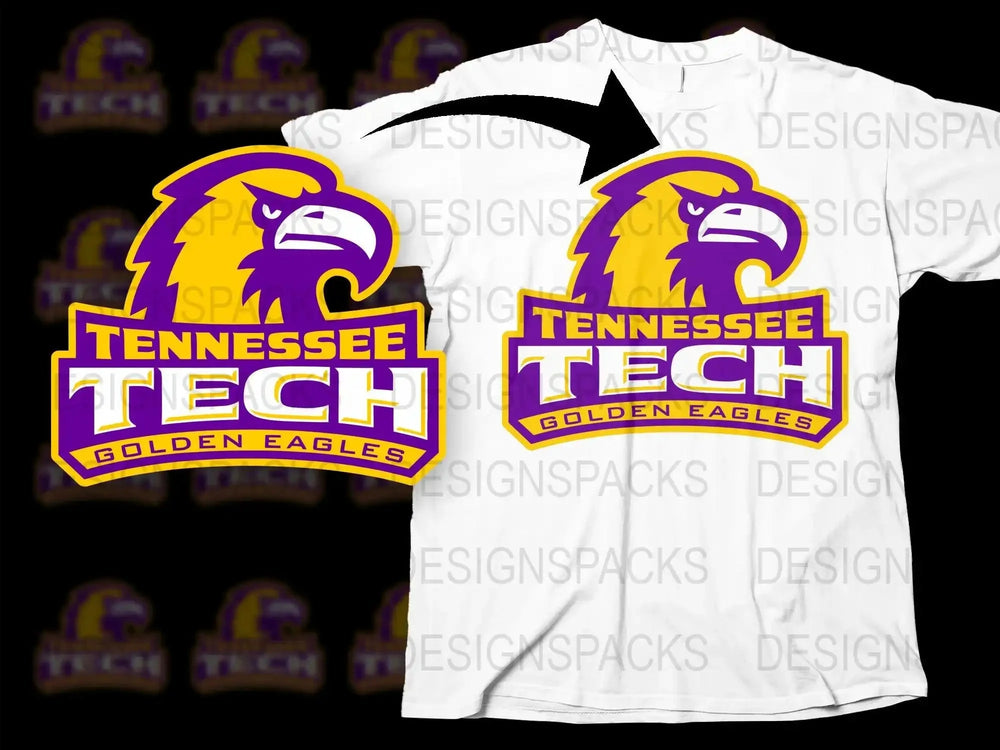 Tennessee Tech Golden Eagles College Football Png Digital Download