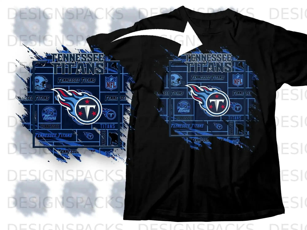 Tennessee Titans NFL Inspired Fan Graphic T-Shirt