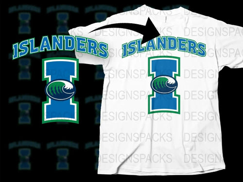 Texas A&M CC Islanders College Football Png Digital Download