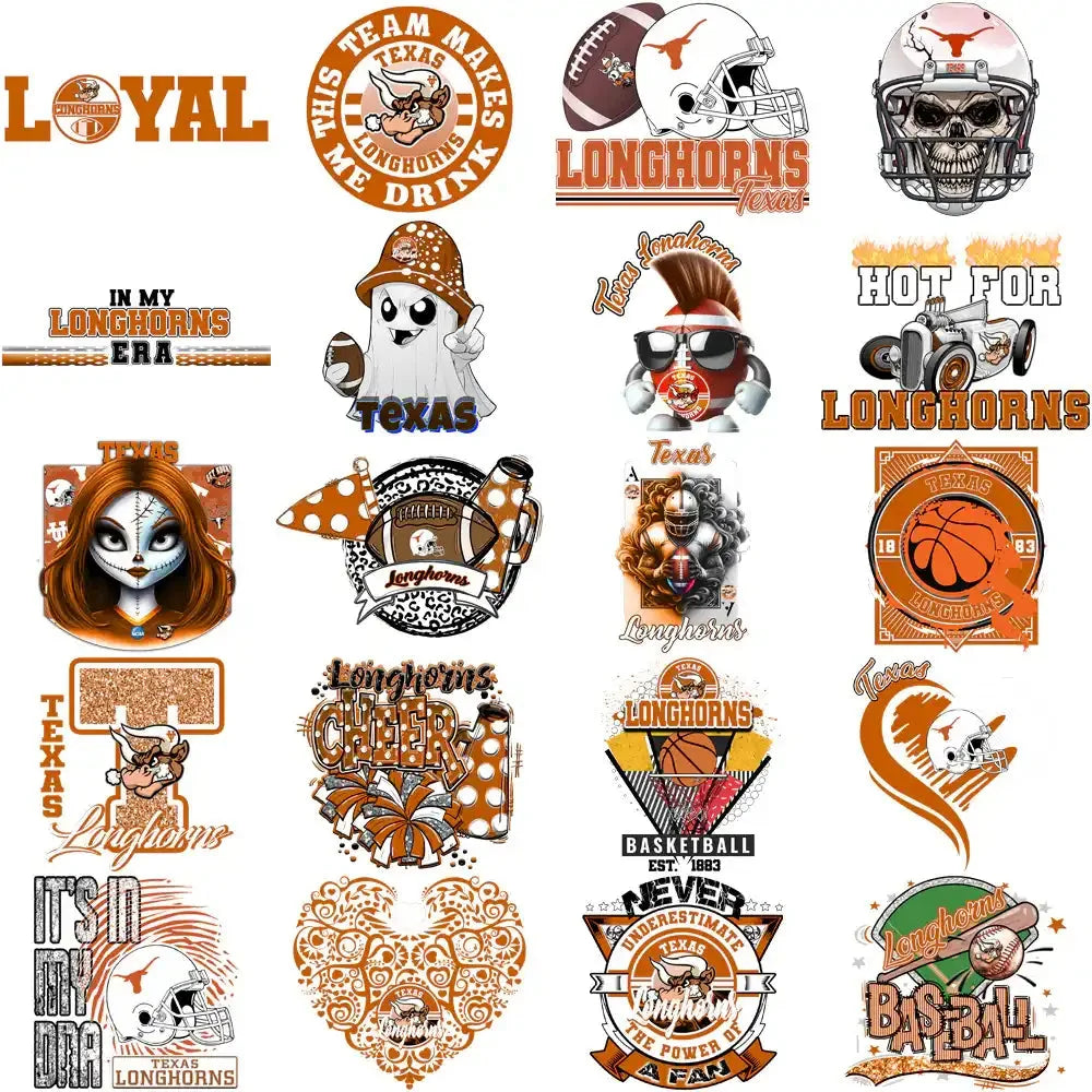 106 Texas Longhorns Designs Bundle PNG