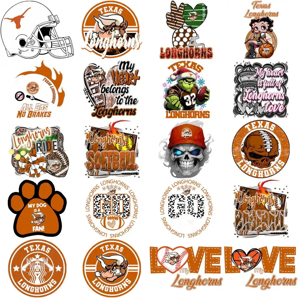 106 Texas Longhorns Designs Bundle PNG