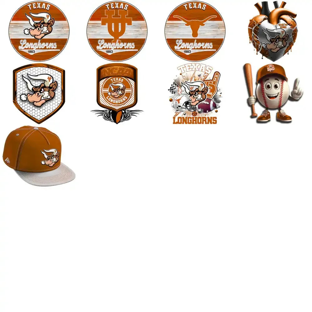 106 Texas Longhorns Designs Bundle PNG