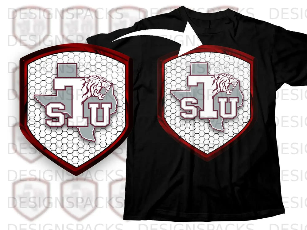 Texas Tiger Pride STU Emblem T-Shirt