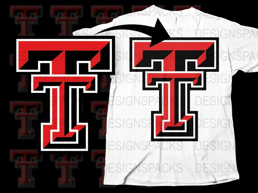 Texas Tech Red Raiders College Football Png Digital Download