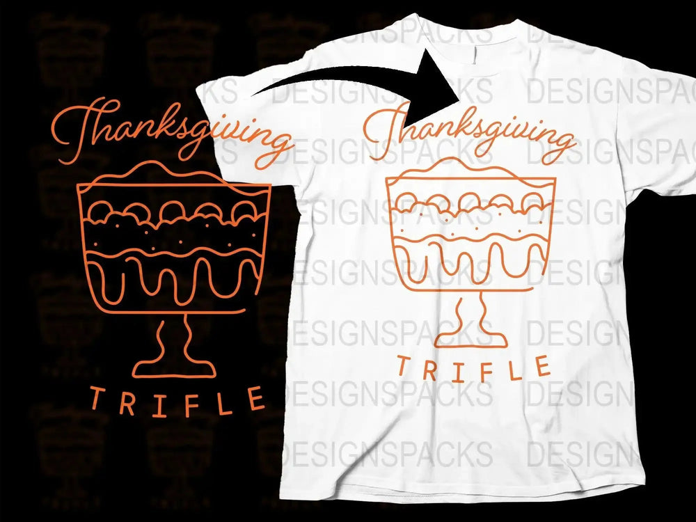 Thanksgiving Trifle Png Digital Download