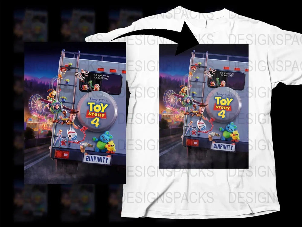 The Adventure of A Lifetime Toy Story 4 Png Digital Download