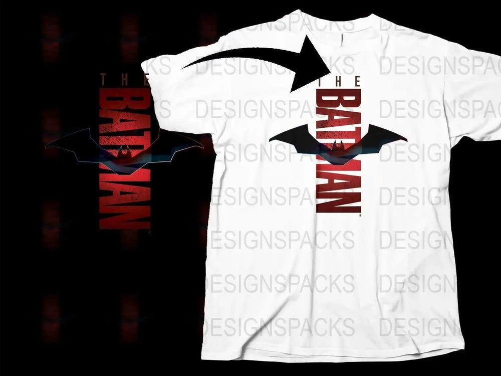 The Batman Logo Cool Graphic Print Png Digital Download