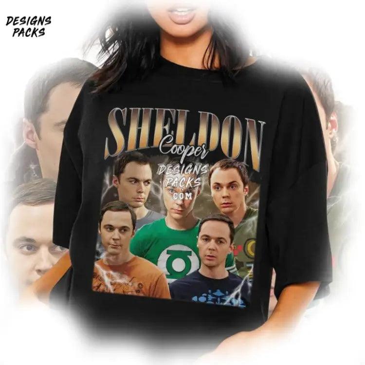 The Big Bang Theory Homage Tv Sheldon Cooper Vintage Graphic Png Design