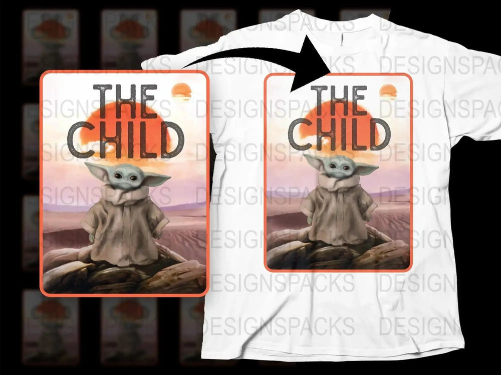 The Child Character Poster Graphic Png Digital Download