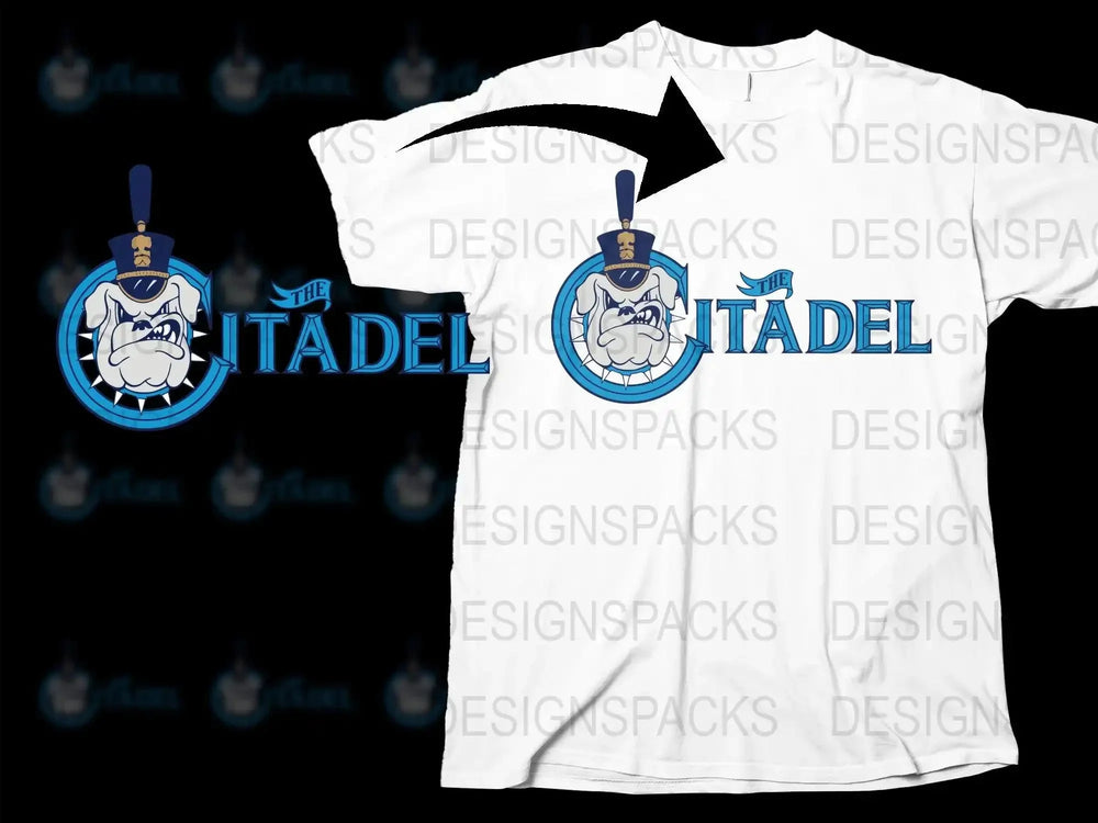 The Citadel Bulldogs College Football Png Digital Download