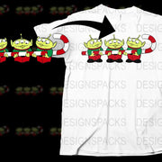 Funny Alien Santa Christmas T-Shirt, Unisex Holiday Graphic Tee, Festive Xmas Party Outfit