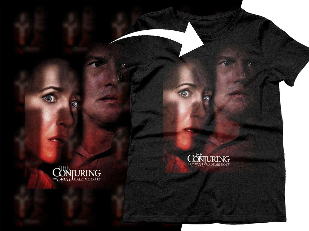 The Conjuring Devil Made Me Do It Halftone Png Digital Download
