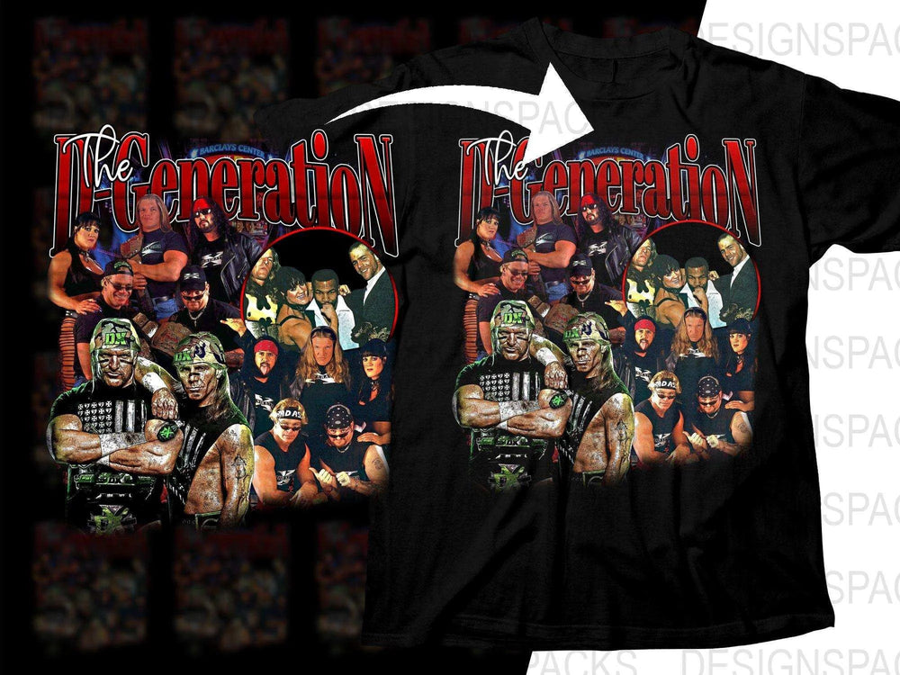 The D-Generation-X Wrestling Stars Wrestling Bootleg Graphic Png Digital Download