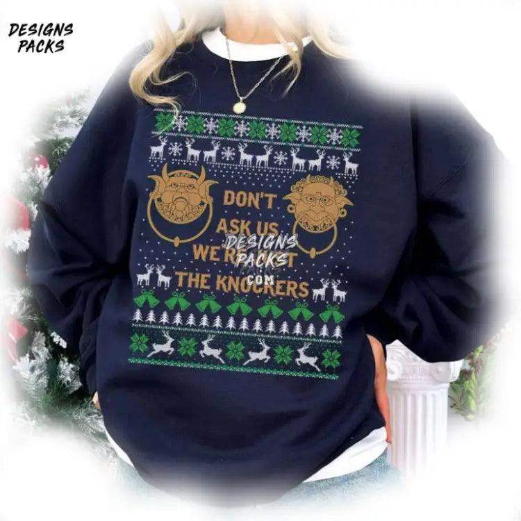 The Door Knockers Christmas Xmass Labyrinth Png Design